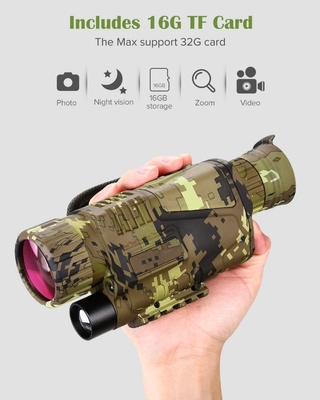 Optik-Monocular Handteleskop der Nachtsicht-5x8 wieder aufladbar