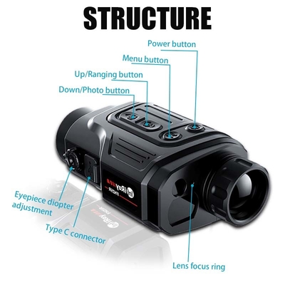 Thermische jagende thermische Monocular hohe Auflösung InfiRay Monocular Nachtsicht FH25R